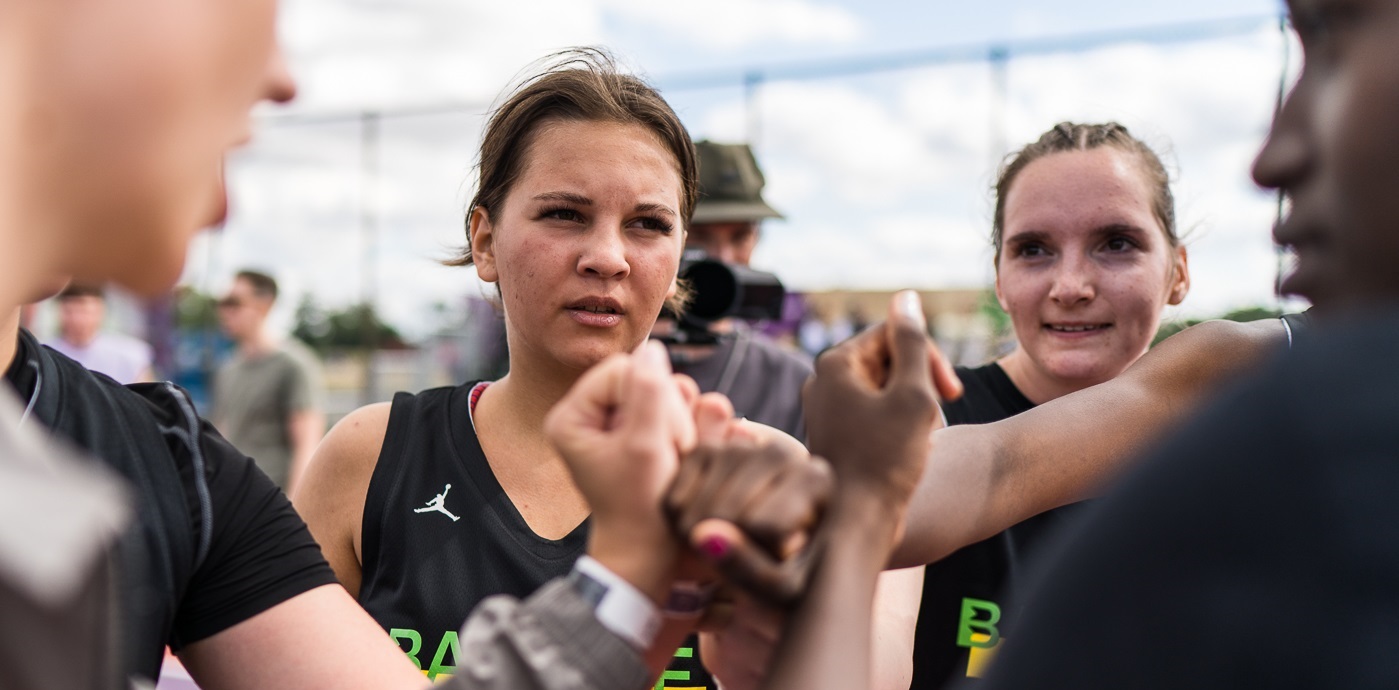 Ballsie girls lors du tournoi 3x3